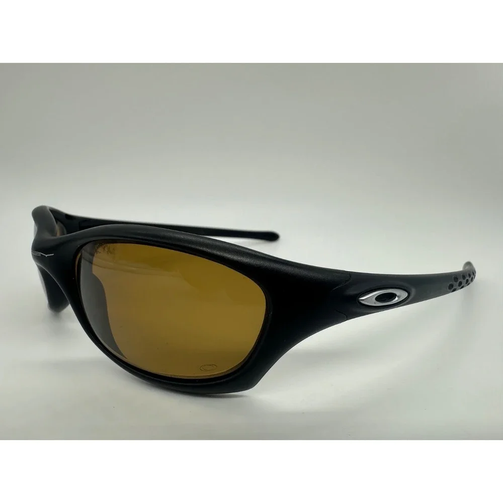 Vintage Oakley Fives 2.0 Matte Black/Gray Sunglasses - Frames Only